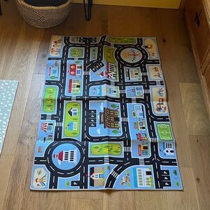 Kids Play Mat with Road Map Design